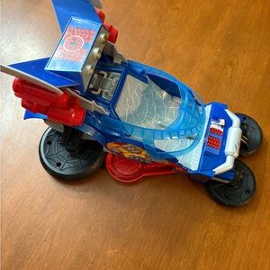 Blue and Red Superhero Kids Toy Car